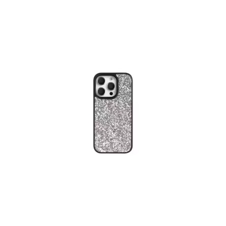 COQUE A PAILLETTES iPHONE 15 PRO MAX ARGENTE