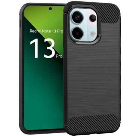 Coque carbone pro XIAOMI REDMI 13 NOIR