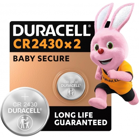 DURACELL 2430 Piles Boutons au lithium 3V (lot de 2)
