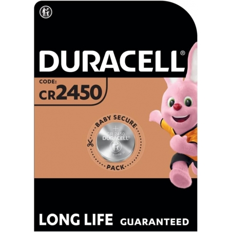DURACELL 2450 Piles Boutons au lithium 3V (lot de 2)