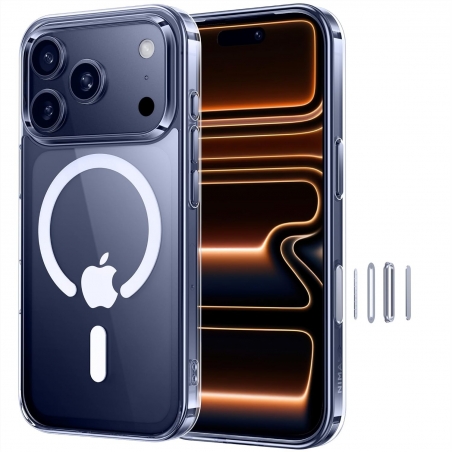 Coque transparente avec MagSafe pour iPhone 17 Pro Max