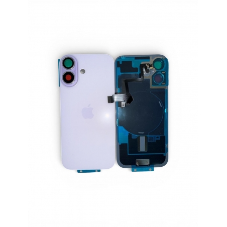 VITRE ARRIERE IPHONE 17 VIOLET + LENS + MAGSAFE + NAPPE FLASH ET MICRO