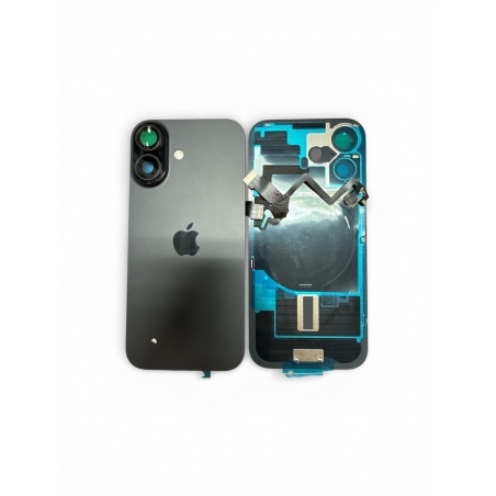 Vitre Arrière iPhone 17 Noir avec Lens Caméra MagSafe NFC Flash & Micro