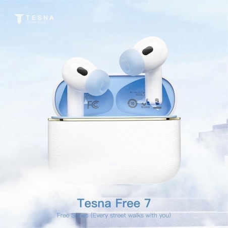 Ecouteurs sans fils TESNA free7 bleu