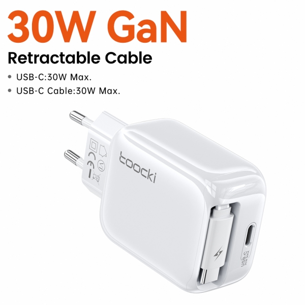 Chargeur rapide USB GaN 30W...