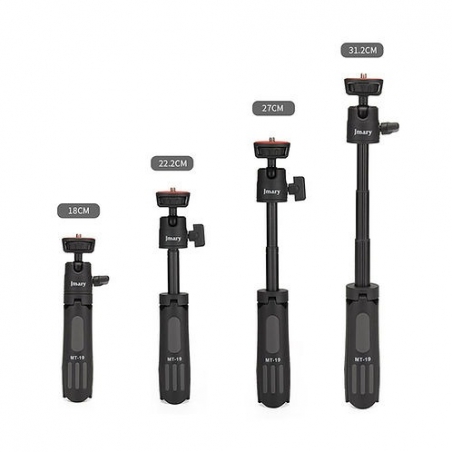 Trépied Smartphone JMARY MT-19 - Support Téléphone Compact pour TikTok, Vlog et Streaming