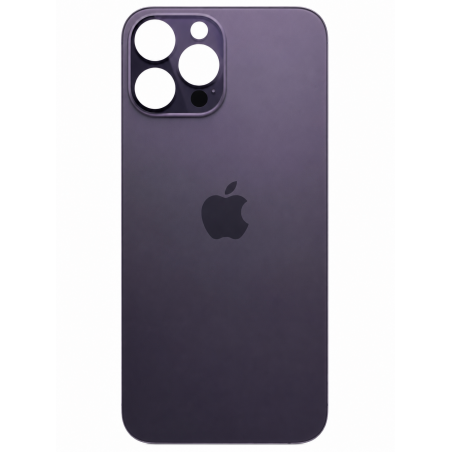 Vitre Arrière iPhone 14 Pro Violet - Grand Trou Caméra -Premium